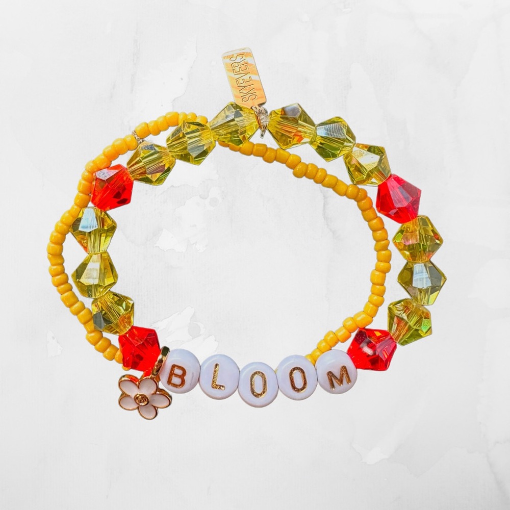Bloom Handmade Word Bracelet